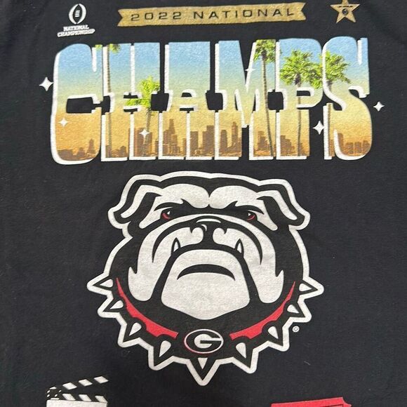 Nike Georgia Bulldogs College Football Playoff 2022 National Champions Local T-S - Picture 7 of 8